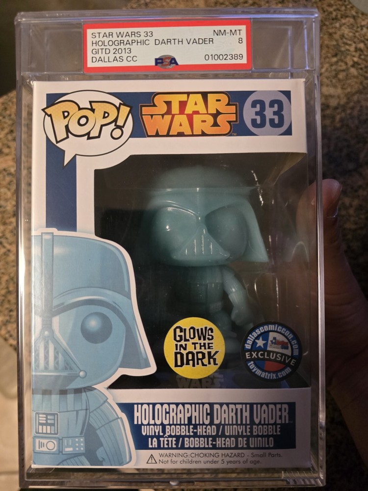 Darth Vader Funko Pop 33 Psa Graded