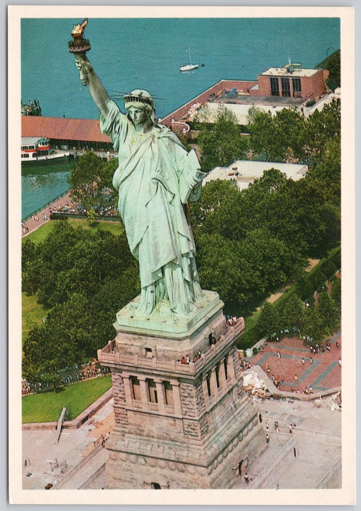 Statue of Liberty New York City Vintage Postcard