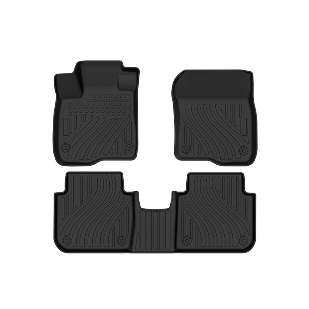 Floor Mats for 2023-2024 Honda CRV CR-V 3 PCS Front & Rear TPE Liner
