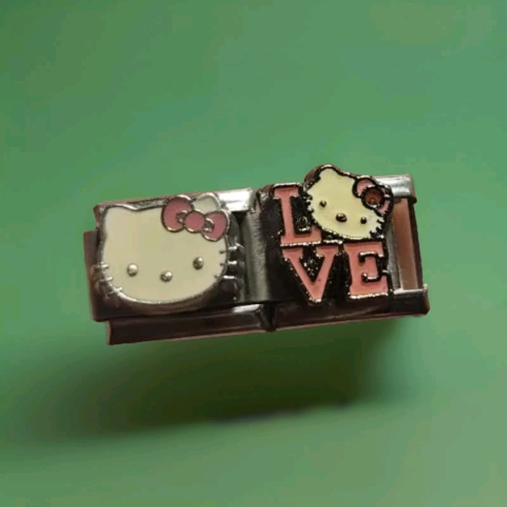 Hello Kitty Love Italian Charms 3D Stainless Steel 9MM