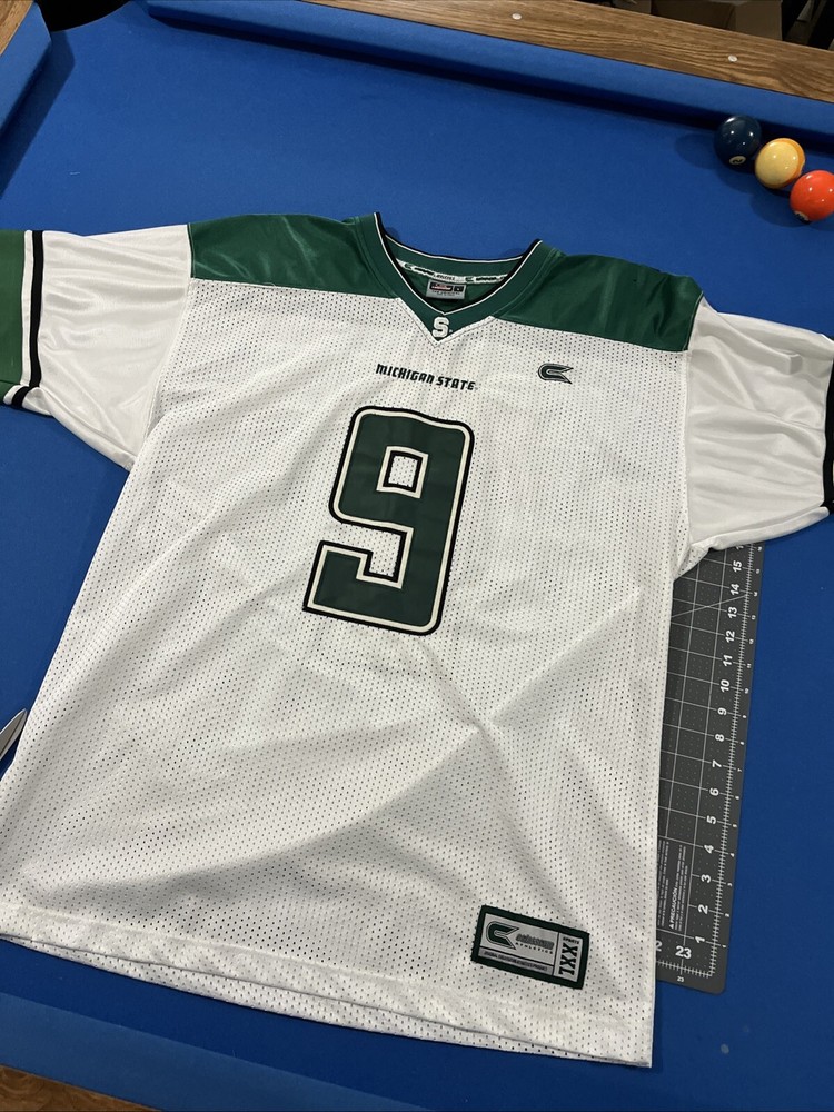 Colosseum Athletics Football Jersey Michigan State Spartans MSU #9 Oversized L