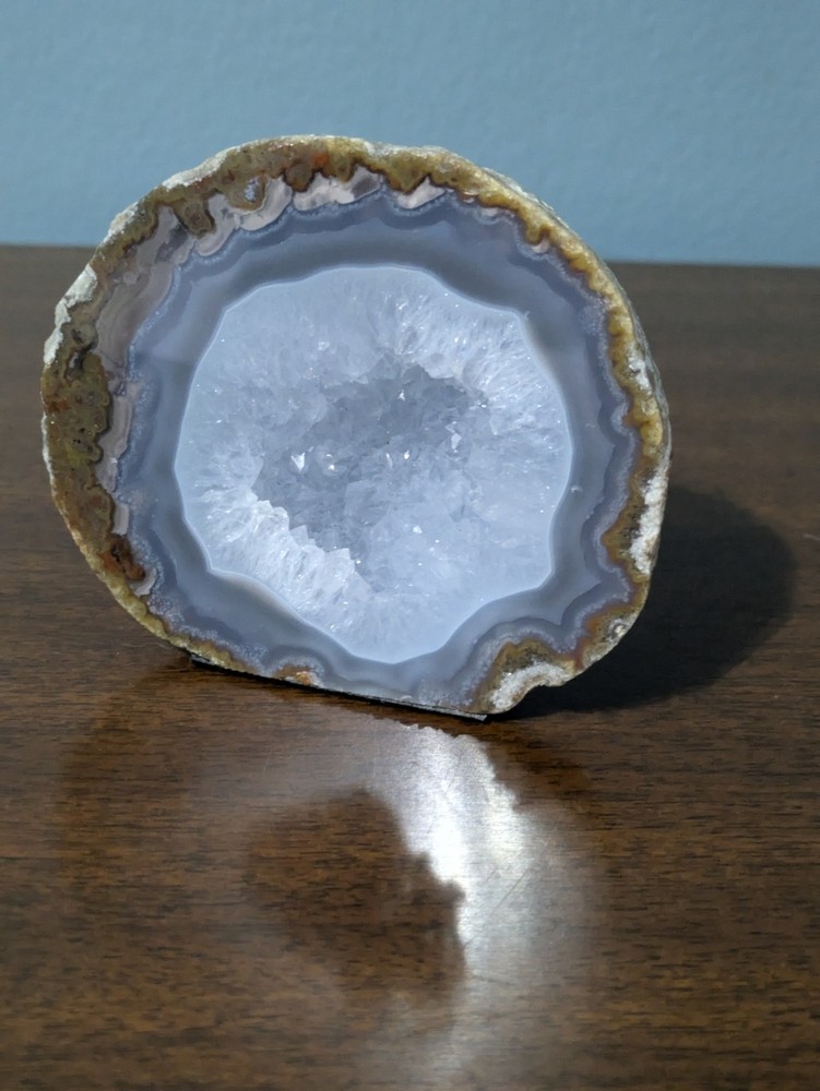 Las Choyas Geode Agatized Face Polished Display Specimen