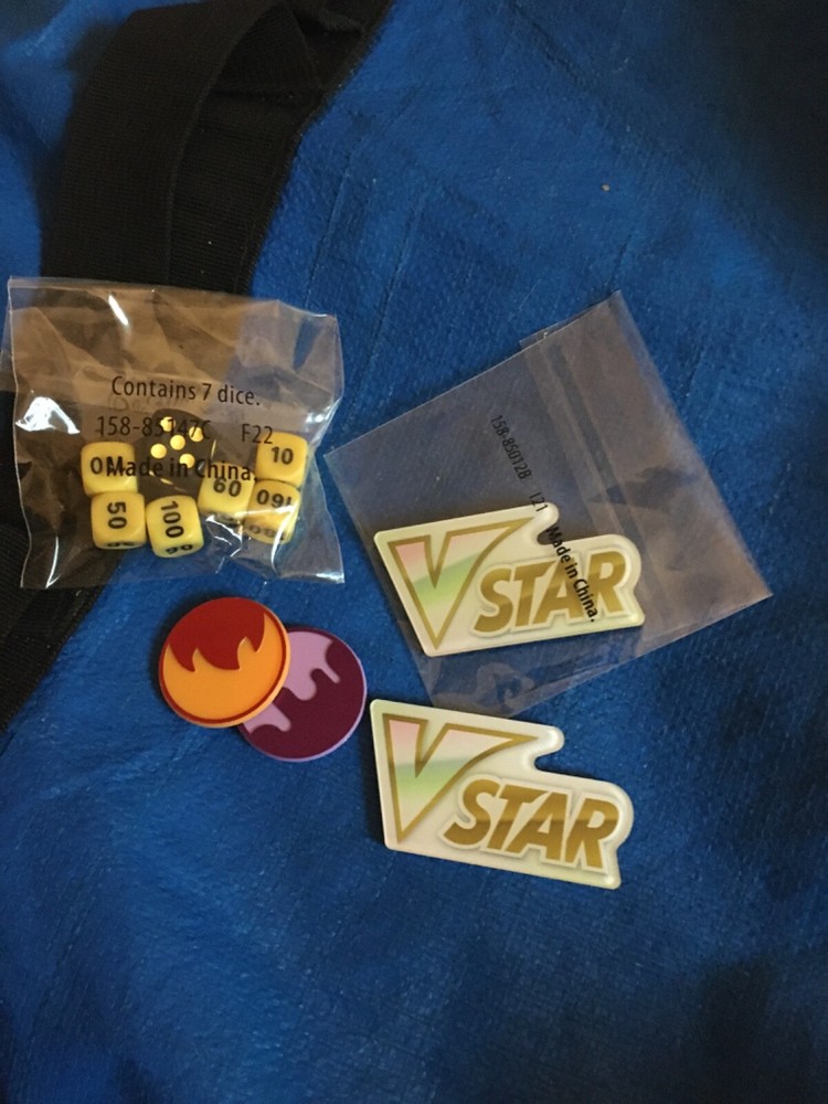 Huge Lot Pokemon Dice Coins Tokens VSTAR GX
