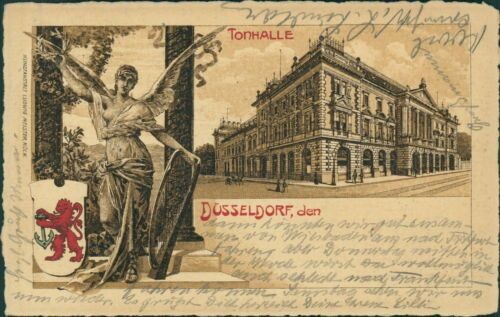 Ansichtskarte Düsseldorf Tonhalle um 1900 (Nr. 961) -I