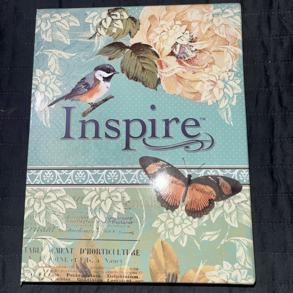 NEW Inspire Creative Journal Coloring Bible New Living Translation Hard Cover