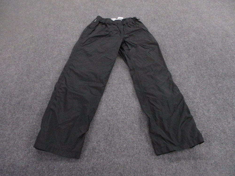Columbia Pants Adult S Black Outdoors Nylon Snow Ski Packable Lined Hiking Women