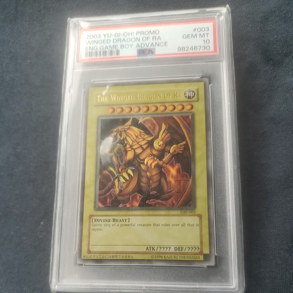 2003 Yu-Gi-Oh The Winged Dragon of Ra Promo #003 PSA 10 Gem Mint