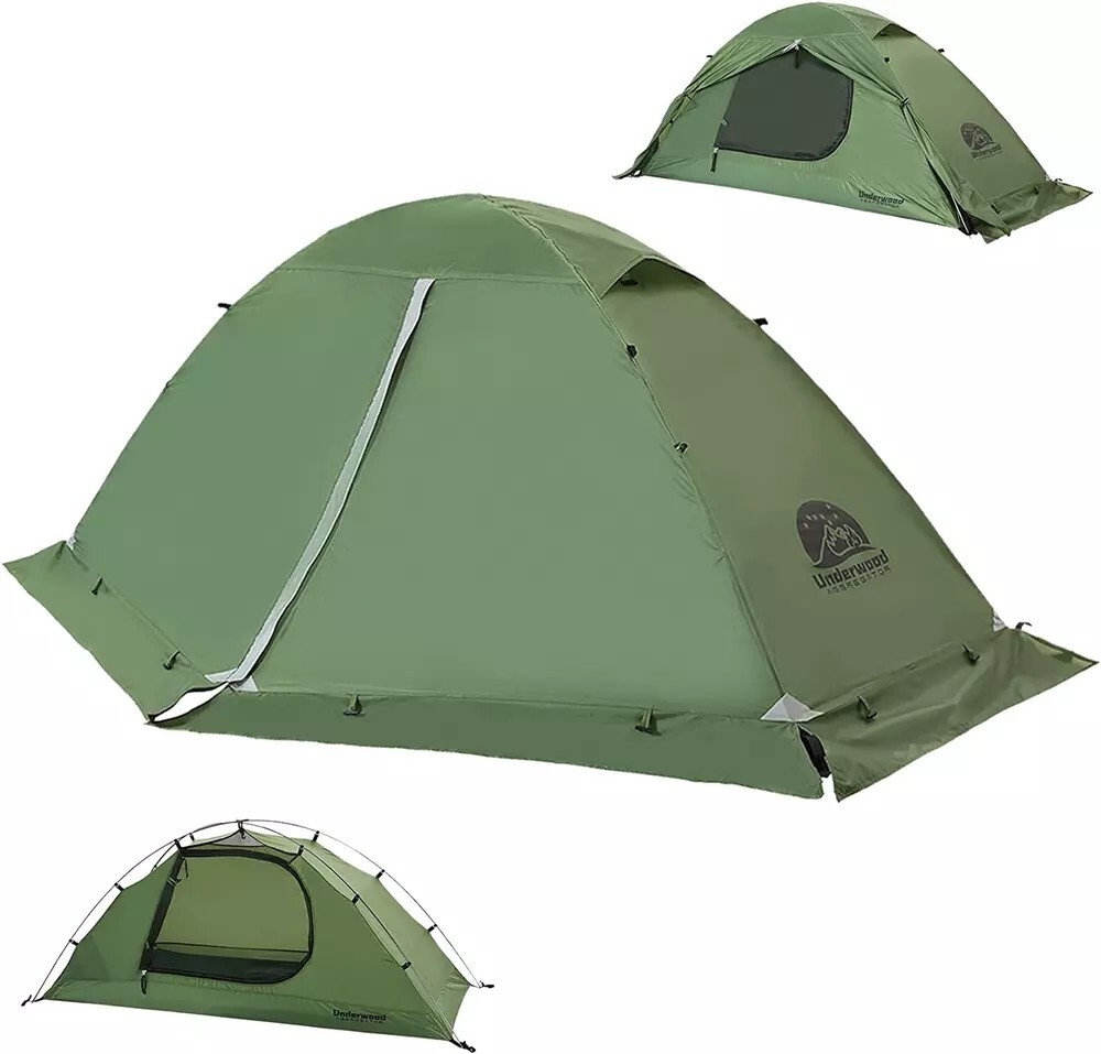 1-Person Backpacking Tent for 4-Season - Winter Waterproof Tent for One Person
