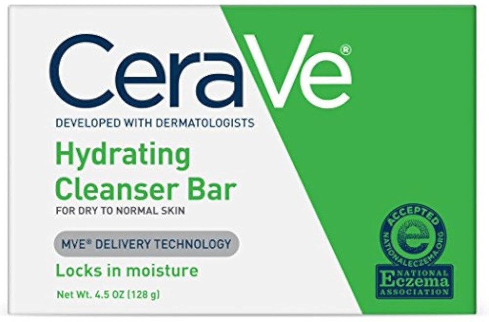 CeraVe Hydrating Cleanser Bar - Soap-Free Body & Face Wash with 5% Moisturizing Formula