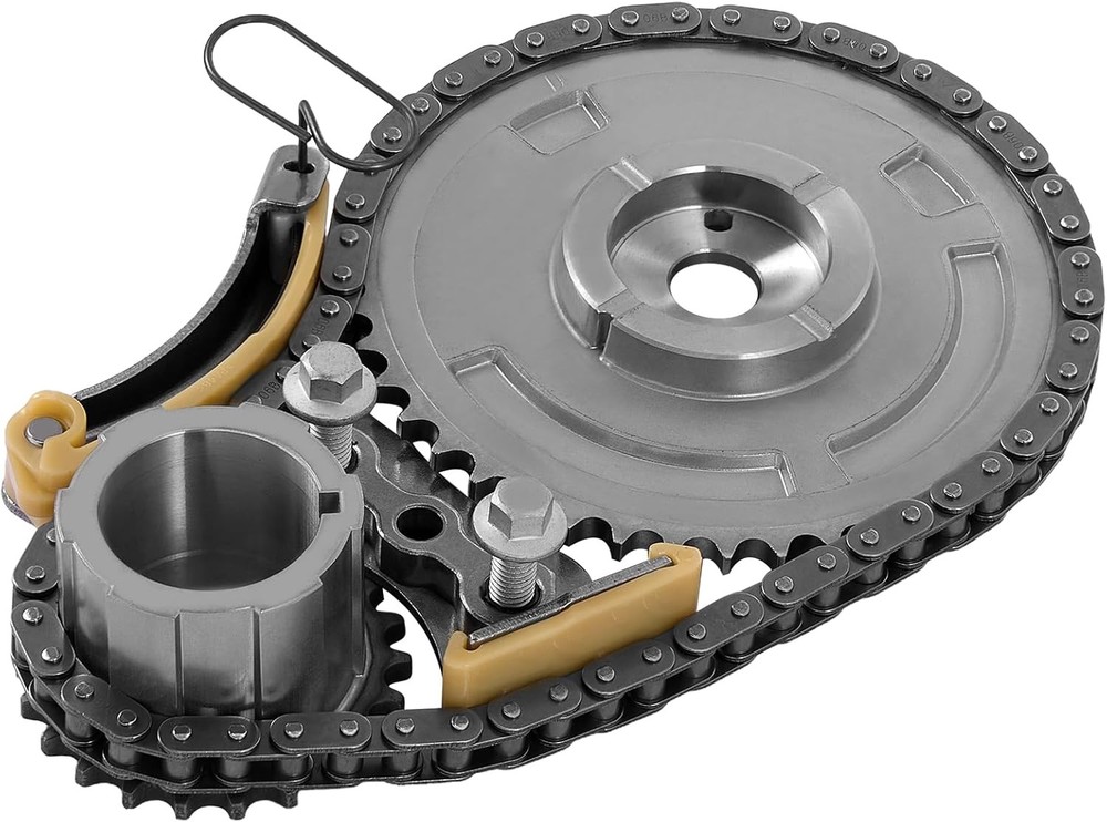BDFHYK Engine Timing Chain Kit with Sprocket Tensioner Compatible with Chevy Com