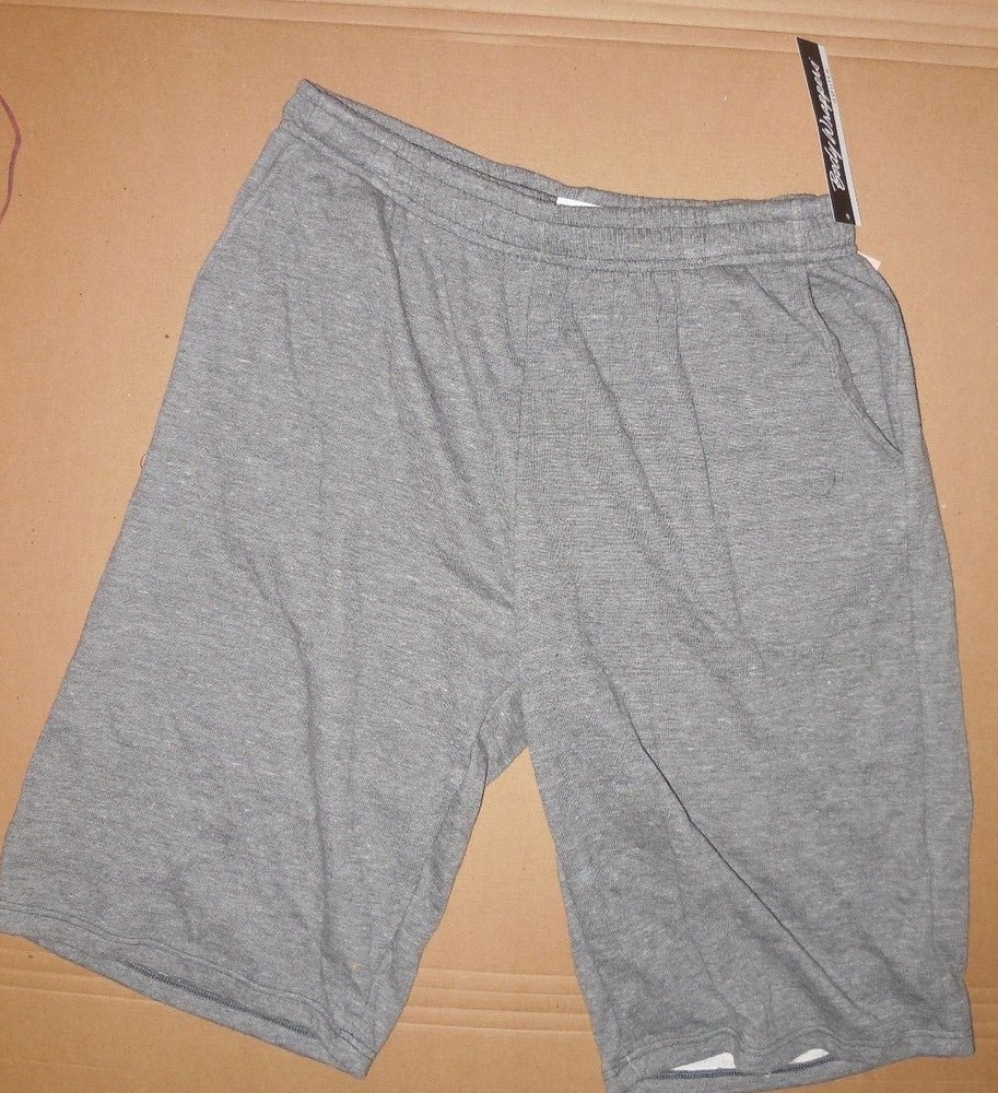 Body Wrappers Style H701 Gray Relaxed fit Heavy weight shorts Medium unisex