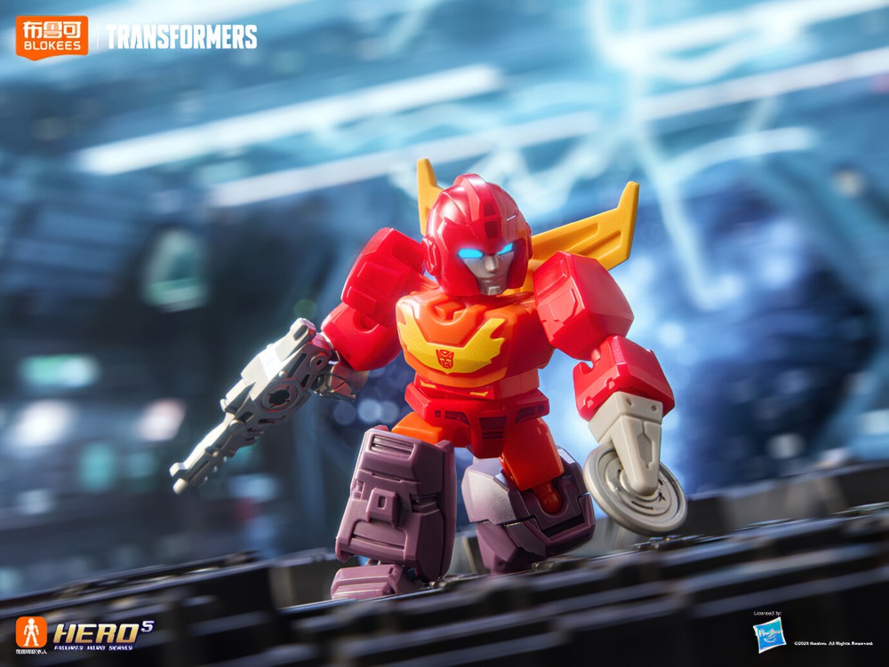Blokees Transformers Defender Ver 3rd Hot Rod Rodimus Prime Figure Model Kit Action Figure