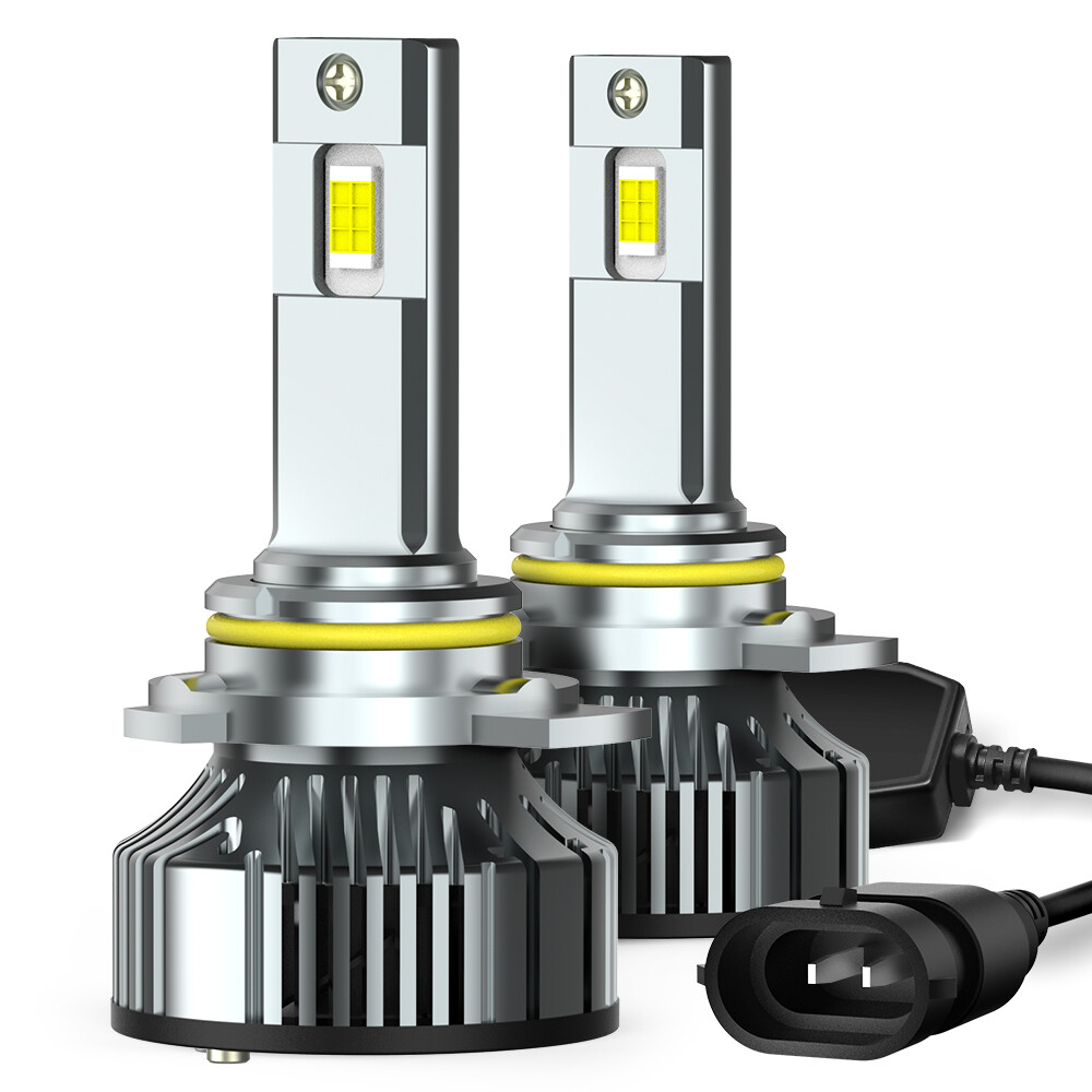 AUXITO 9012 HIR2 LED Bulbs Hi Lo Beam Headlights 57W 6000K White Super Bright 2X