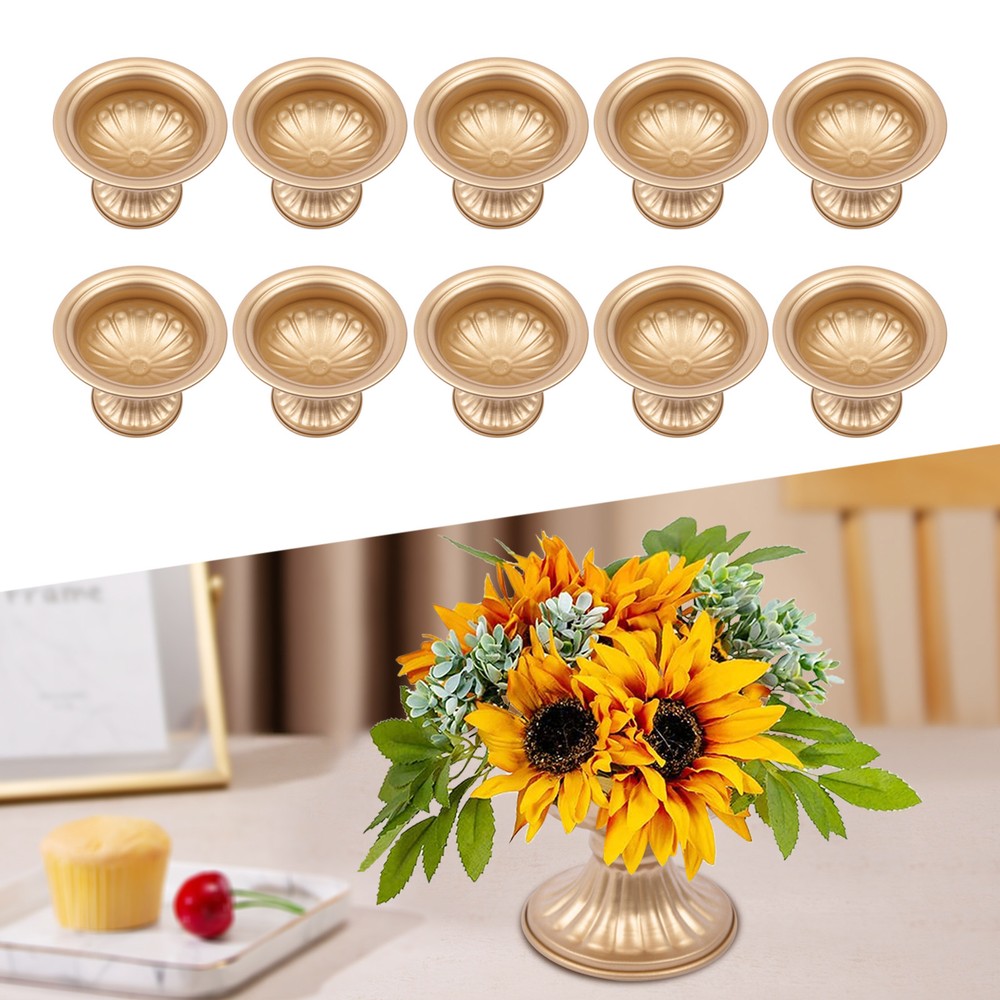 10 Pcs Planter Flower Holder Centerpieces Vase for Wedding Party Decoration
