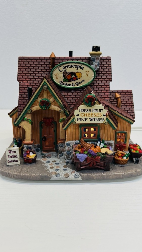 Lemax Harvest Crossing “Cornucopia Baskets & Bows” Extremely Rare & NEW Retired