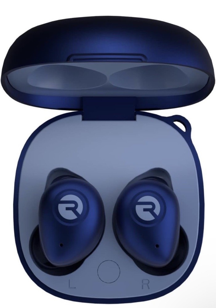 Raycon Fitness Bluetooth Earbuds 56-Hour Battery Blue Built-in Mic