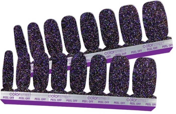 SALE ! Color Street Nails Christmas Living the Gleam Glitter Nail Polish Strip