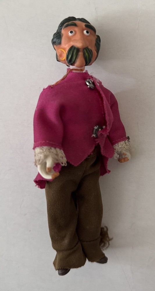 Captain Crook Pirate 1976 Remco McDonald's Toggle Head Doll