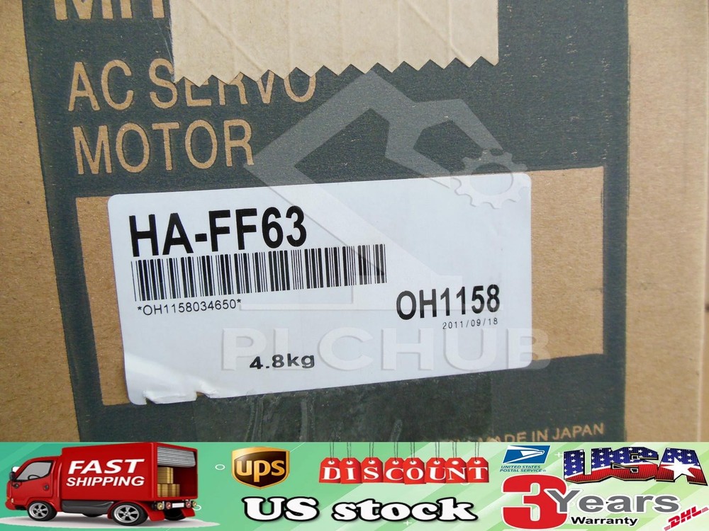 1PC Mitsubishi HA-FF63 Servo Motor HA-FF63 New Expedited Shipping