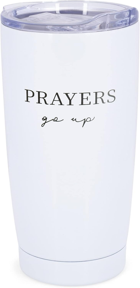 Black White 20oz Stainless Steel Travel Tumbler with Lid by SSTUMW-78