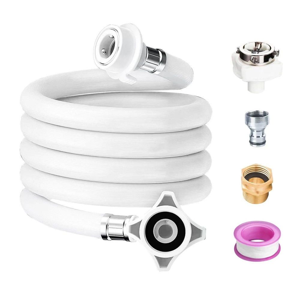 9.8 Ft Quick Connect Portable Washing Machine Hose for T Washer