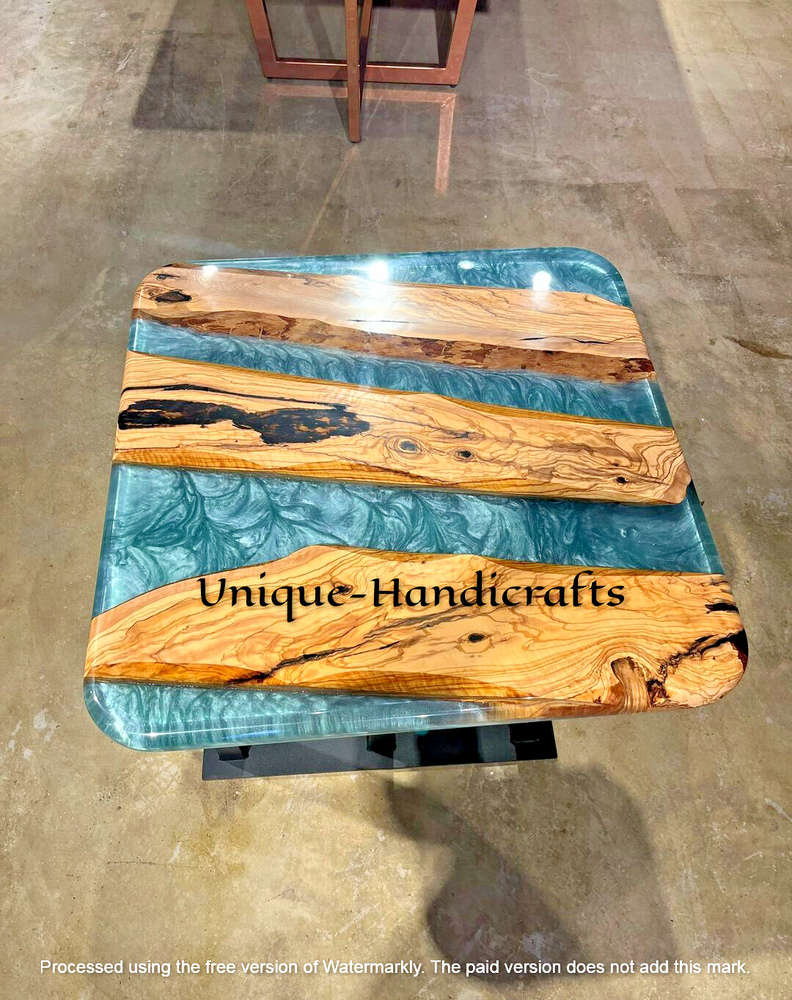 Epoxy Coffee Center Table Top, Epoxy Wooden Table Top, Resin Table Home Decor