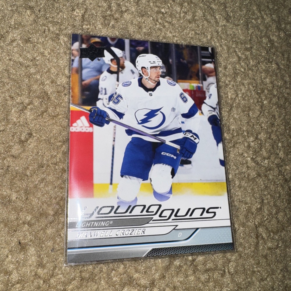 2024-25 Upper Deck Series 1 - Young Guns #218 Maxwell Crozier (RC)