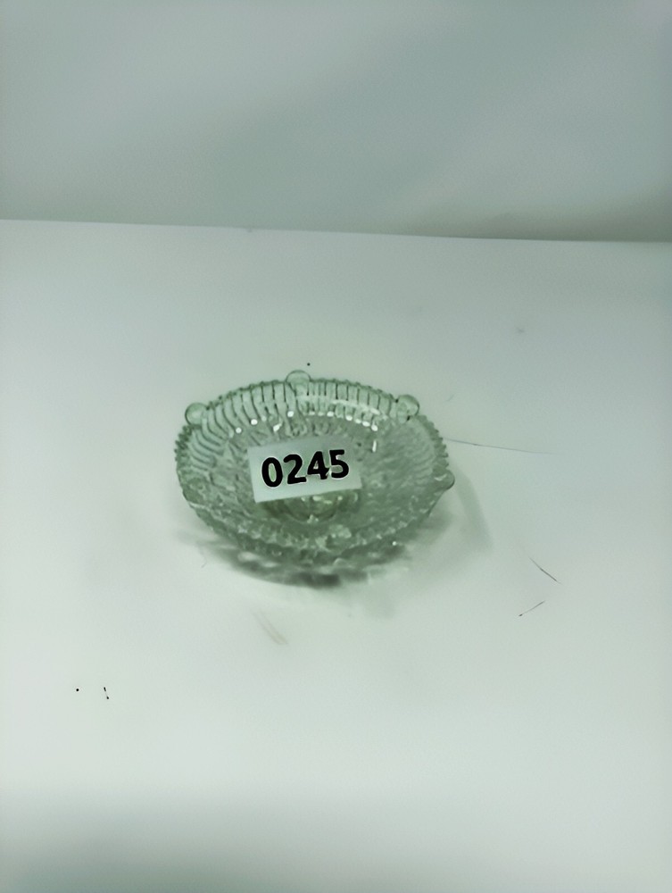 Vintage Green Depression Glass Hobnail Dish - Elegant Trinket Bowl - Retro Decor