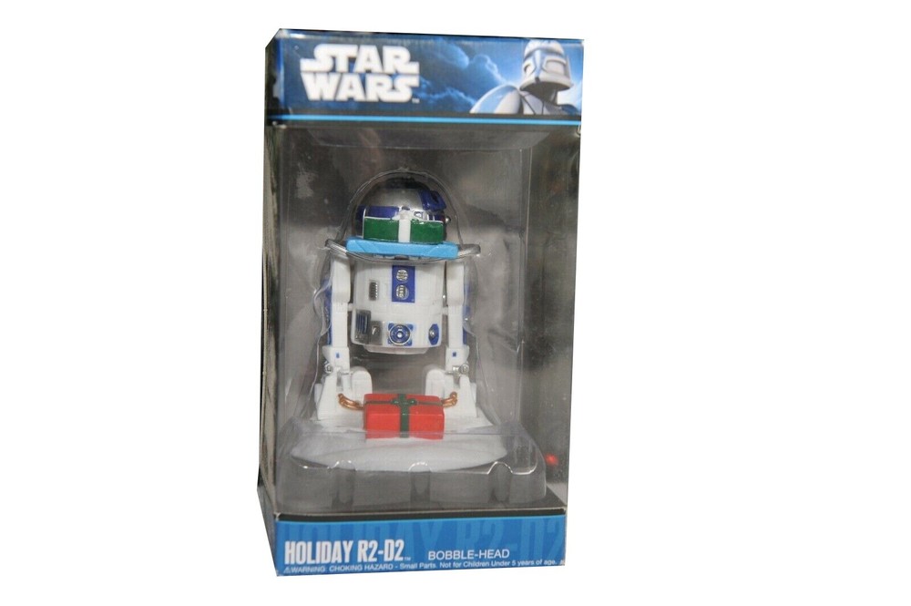 Star Wars Holiday R2 D2 12Cm Bobble Head Funko Original