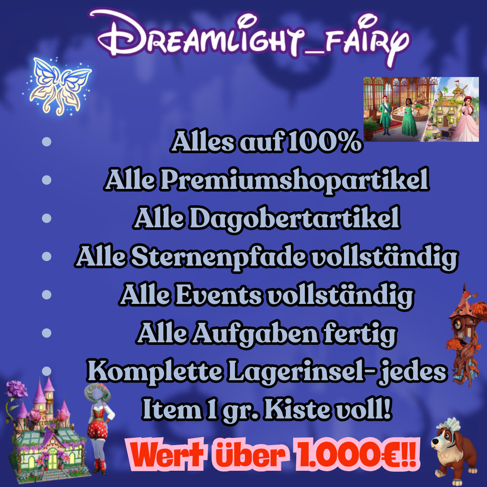 Dreamlight Valley - Complete Account! - ALL Platforms!