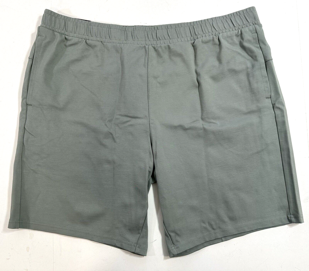MEMBERS MARK Mens Luxe Shorts Size XXL Green Gray NEW hh50-image