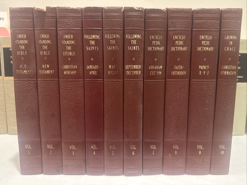 The Catholic Layman’s Library - Complete 10 Volume Set 1970 HC Good Will Publish