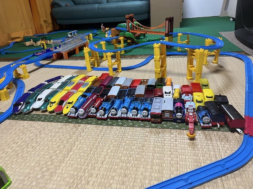 Plarail Thomas Train Set with Yamabashi Station Toy for Kids