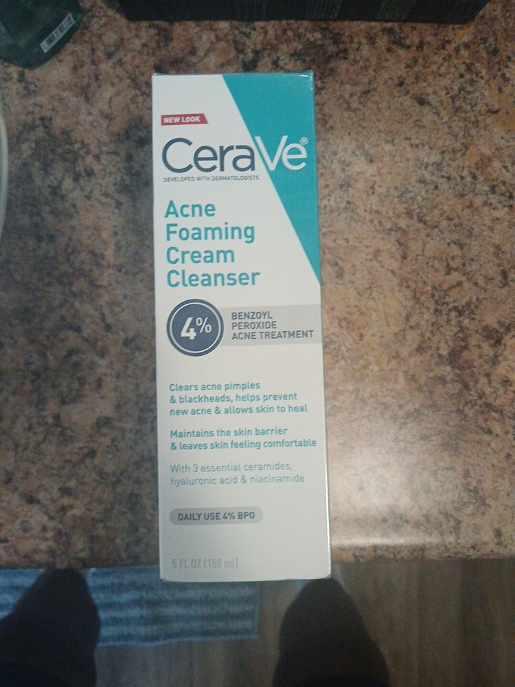 Cerave Acne Foaming Cream Cleanser 150ml 3-Pack for Clear Skin