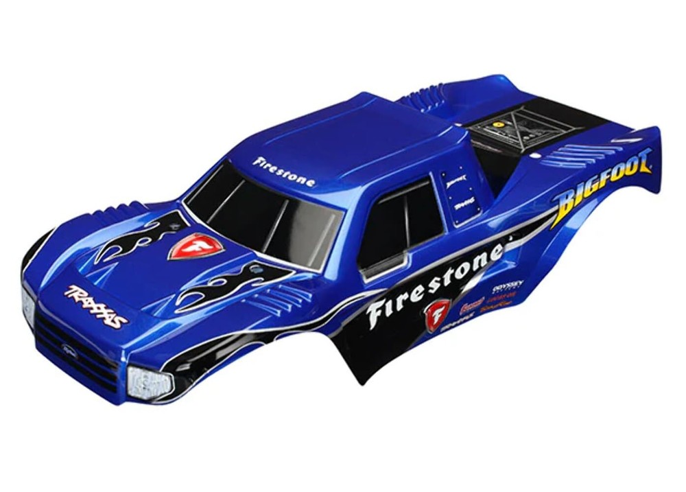 Traxxas 1/10 Body, Painted, Officially Licensed Replica: Bigfoot Firestone