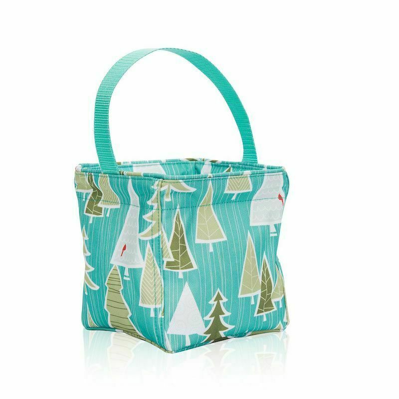 Thirty One Mini Littles Carry All Caddy Utility Bag in Whimsical Winter Print 31 Gift