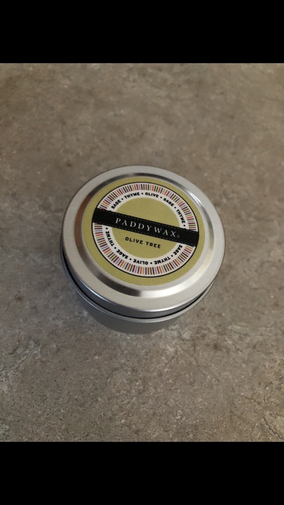 Paddywax Olive Tree Mini Tin Candle NEW