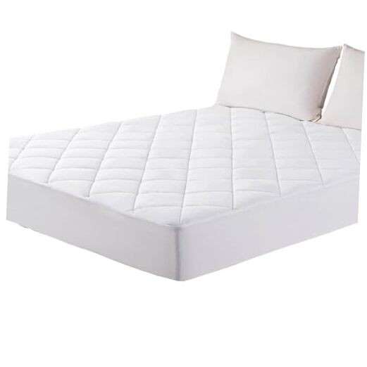 60x75 RV Short Queen Mattress Topper for Camper Bed RV Short Queen 60x75 White