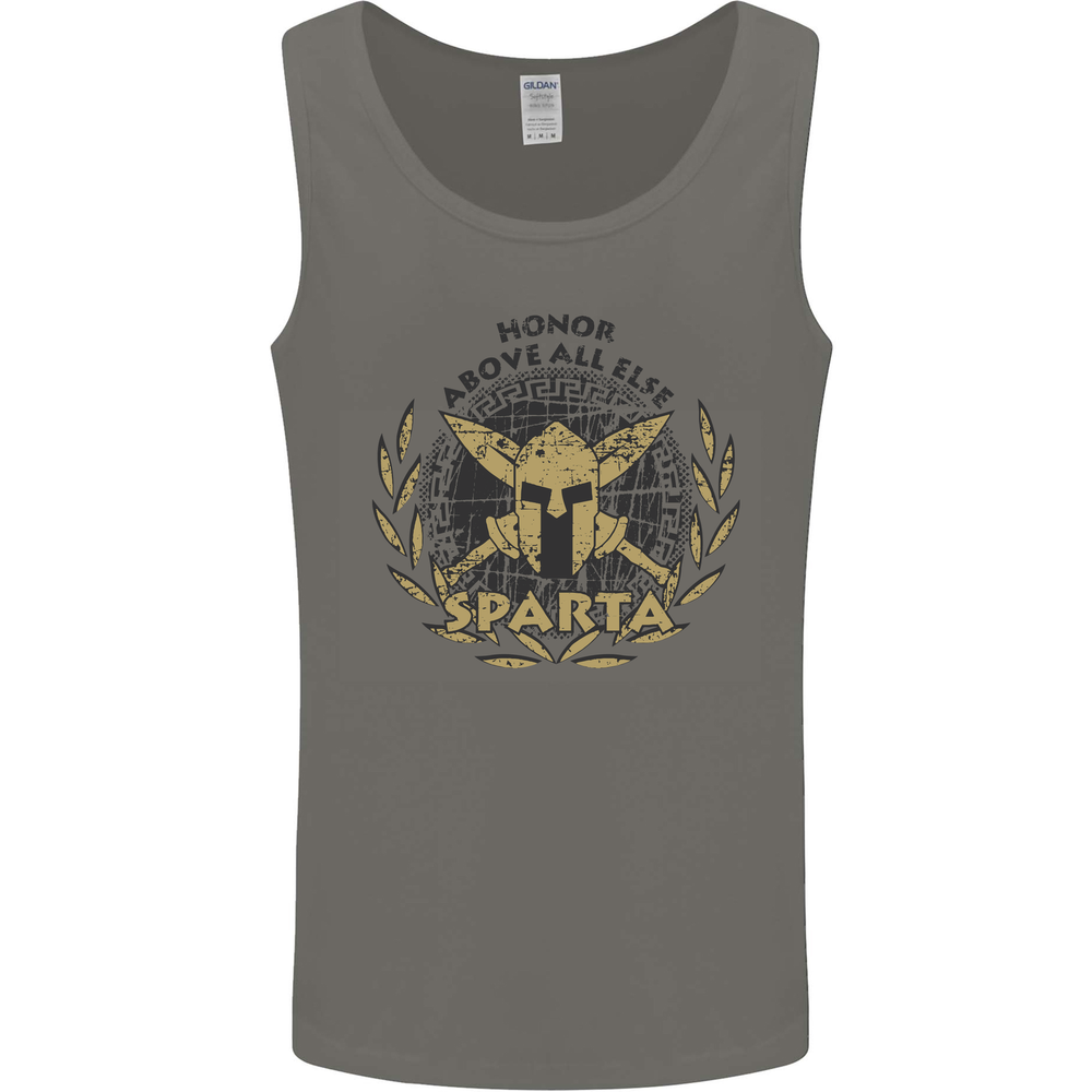 Sparta Honor Above all Else Gym Bodybuilding Mens Vest Tank Top