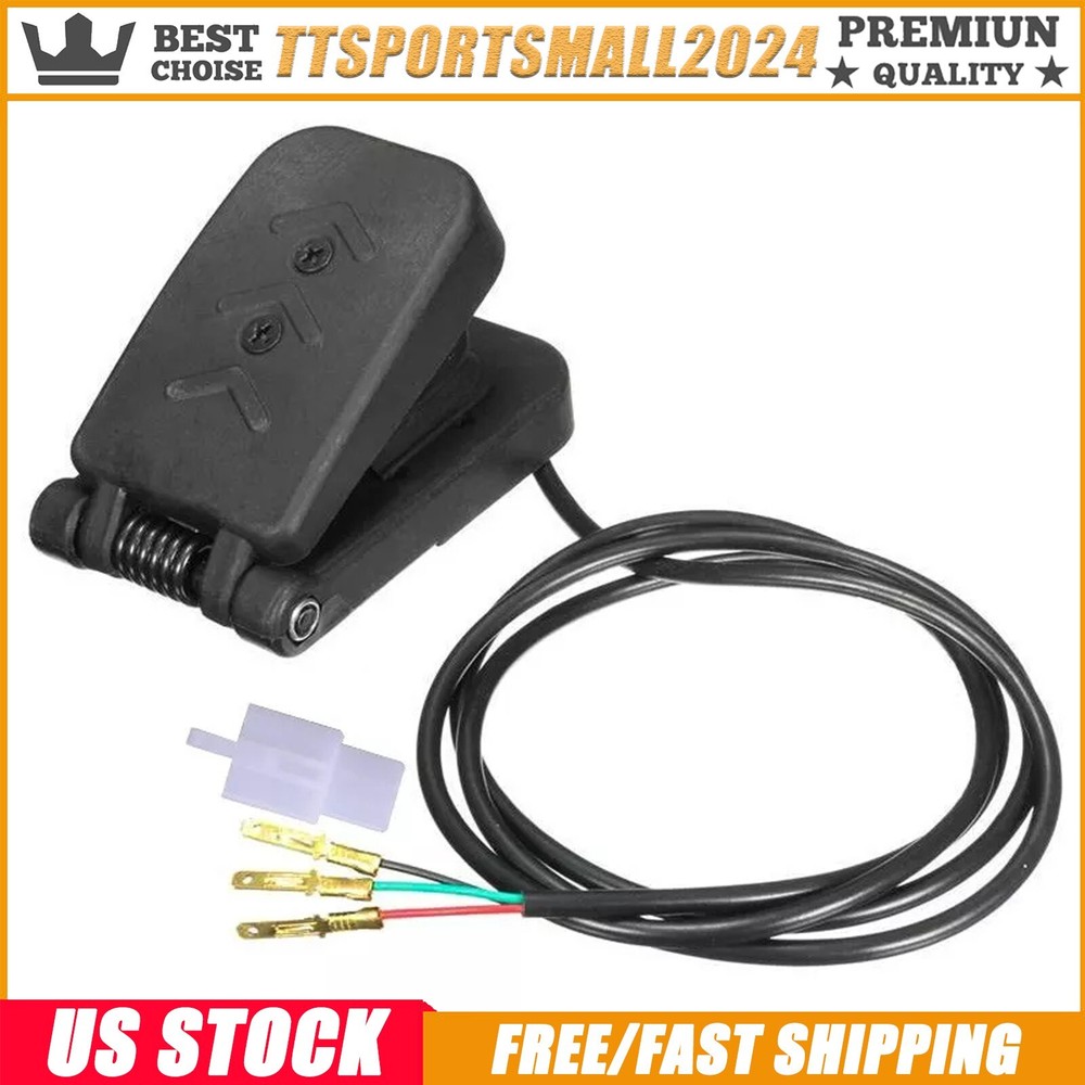 Acelerador de pie eléctrico acelerador control de velocidad pedal plástico para scooter ATV