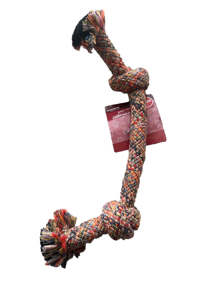 Greenbriar Kennel Club Dog Rope Toy Multicolored Interactive Heavy Duty