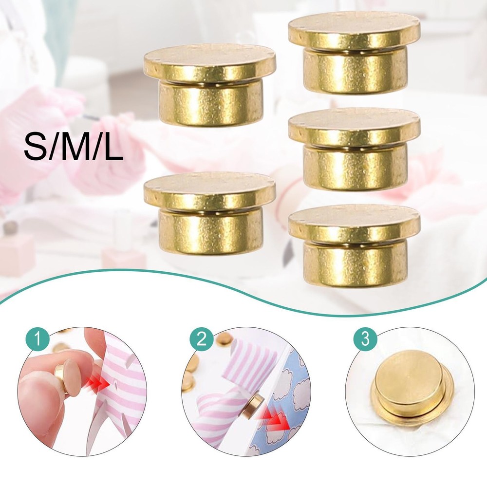 5 Pieces Small 360 Degree Rotating Bearings Gold for Crafts Jewelry Windmill