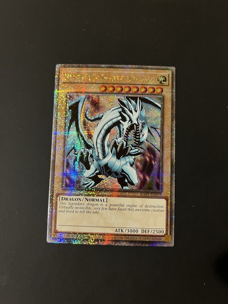 Blue-Eyes White Dragon RA03-EN079 Quarter Century Secret Rare Bonanza Edition