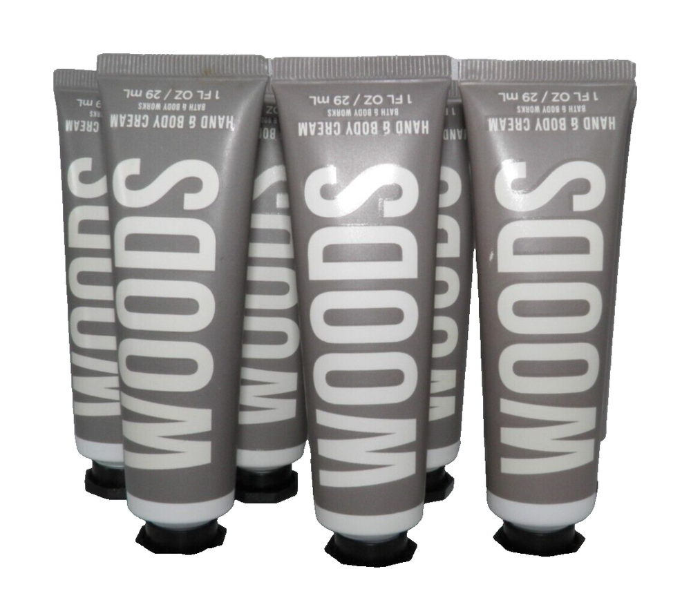 5 Bath Body Works WOODS Hand & Body Cream Travel Size