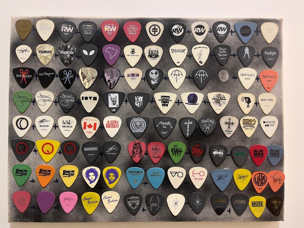 guitar pick collection