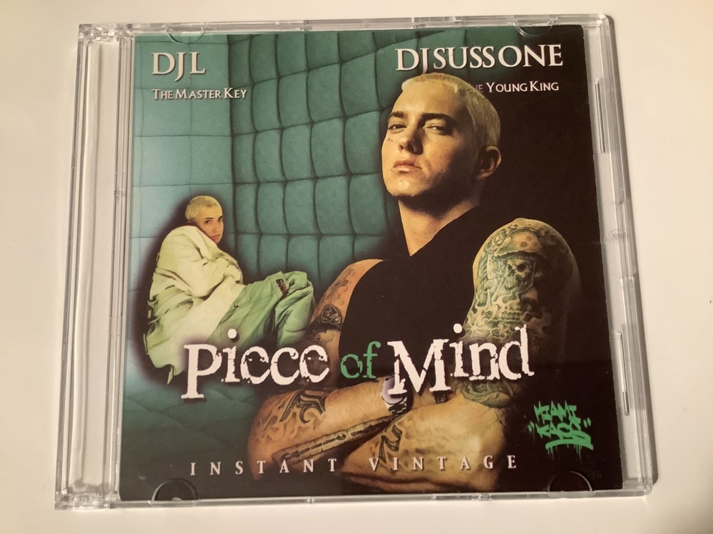 Eminem - Piece Of Mind CD Rare Promo 2006 Mixtape slim shady d12 dj l suss one