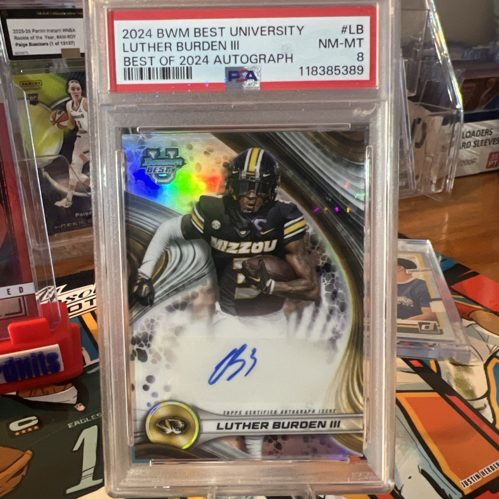 2024 Bowman's Best University - Best of 2024 Autographs Luther Burden auto
