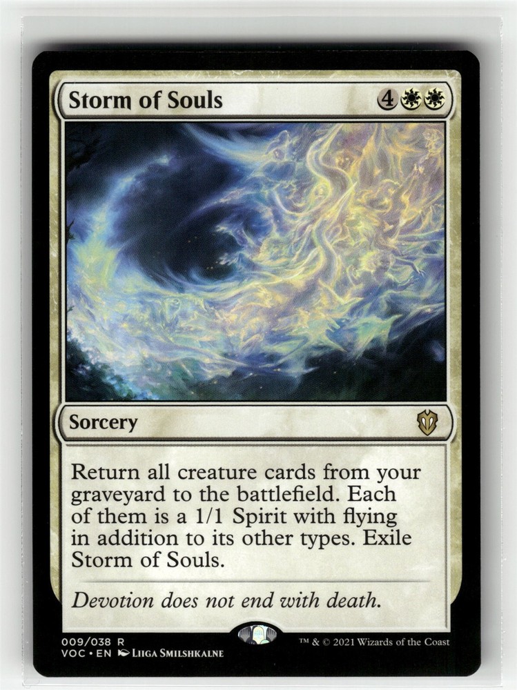 STORM OF SOULS Crimson Vow Commander #9 VOC(NM+)(MTG)