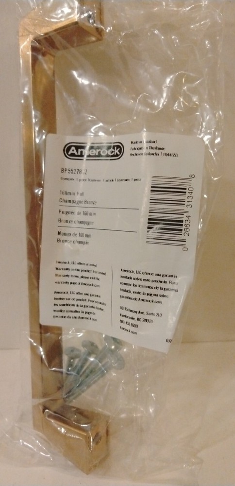 Champagne Bronze Amerock Blackrock 6-5/16