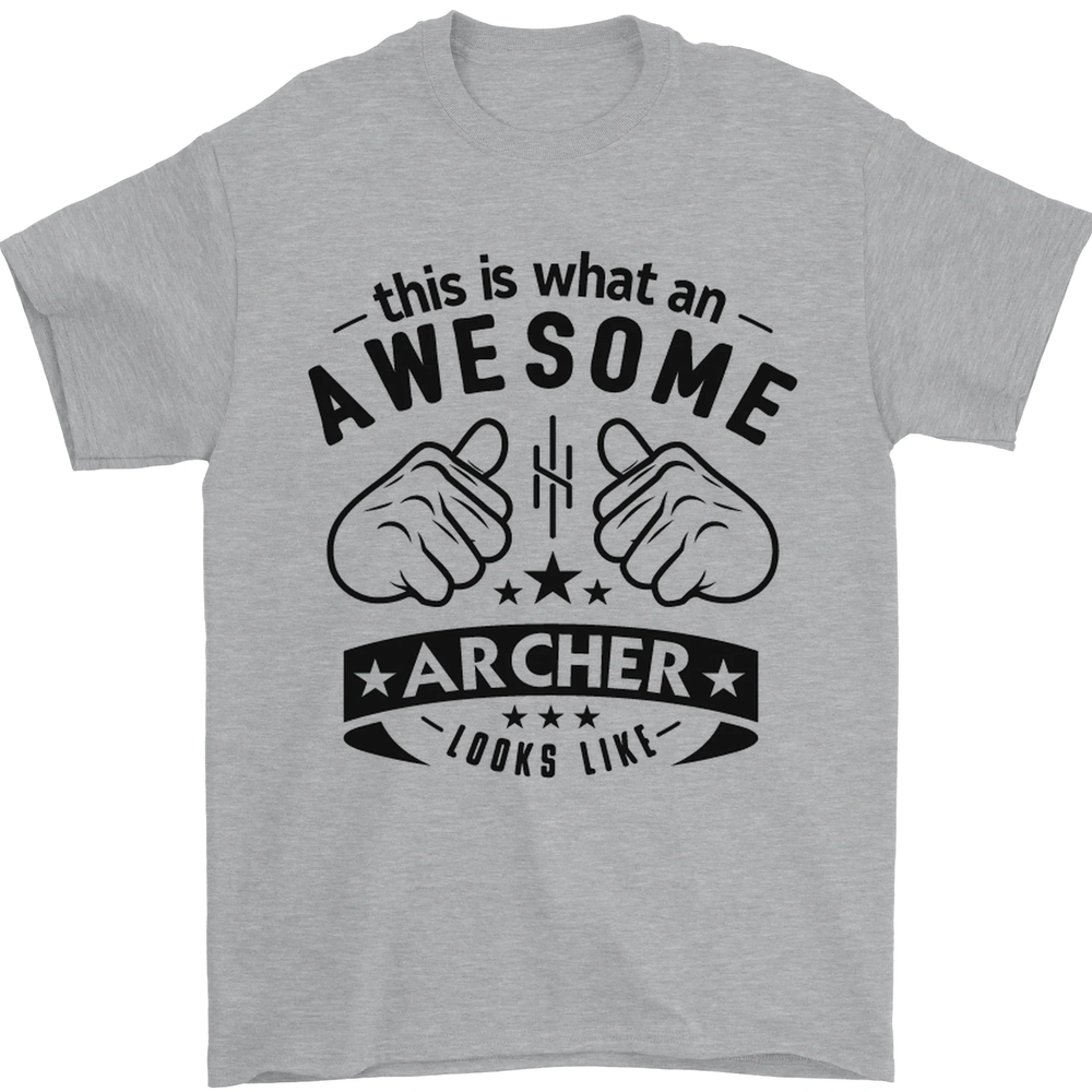 An Awesome Archer Looks Like Archery Mens T-Shirt 100% Cotton